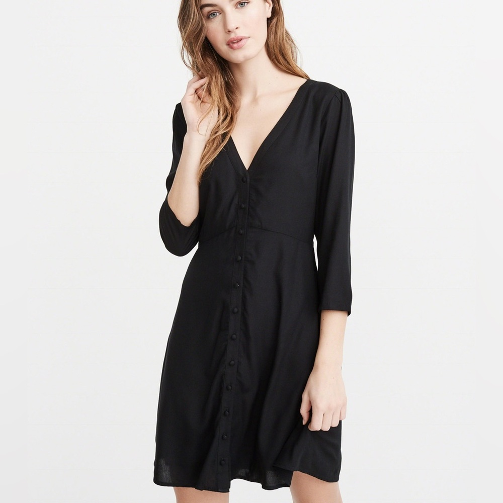 A&F Simple Black Dress